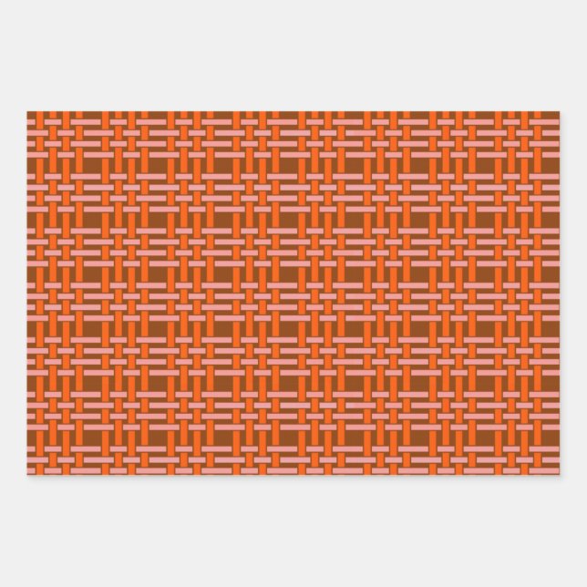 FEUILLE DE PAPIER CADEAU LATTICES (Devant)