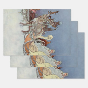 Feuille De Papier Cadeau "Le Prince Heureux" par Charles Robinson de Russie