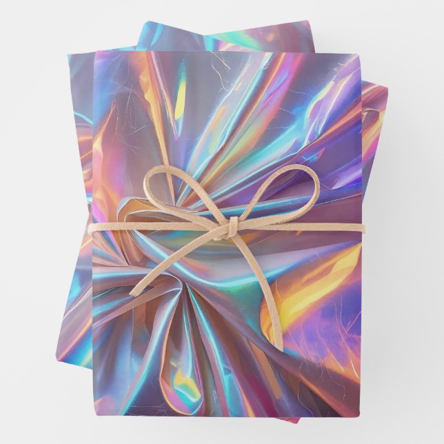 Feuille De Papier Cadeau Le rêve holographique (En situation)