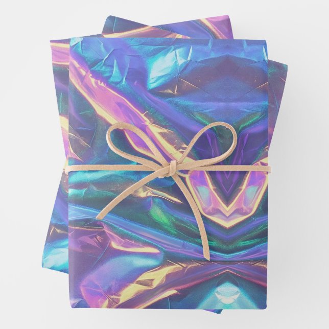 Feuille De Papier Cadeau Le rêve holographique (En situation)