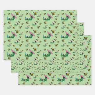 Feuille De Papier Cadeau L'ensemble de papiers d'enveloppement du défenseur