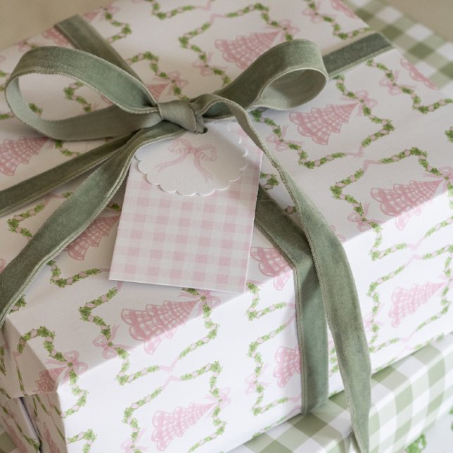 Feuille De Papier Cadeau Les arbres de Noël d'Addy (Créateur téléchargé)