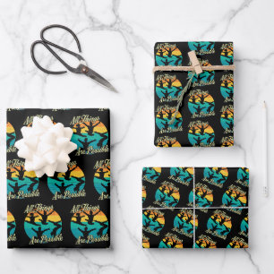 Feuille De Papier Cadeau Les filles Gymnastique - Tout est possible