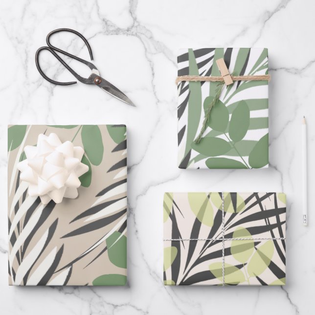 Feuille De Papier Cadeau Les Merveilleuses Couleurs Du Motif D'Automne (Recto)