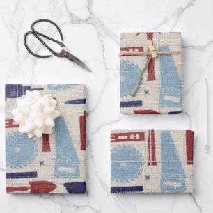 Feuille De Papier Cadeau Les outils de papa