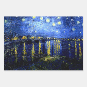 Feuille De Papier Cadeau Les peintures les plus populaires de Van Gogh