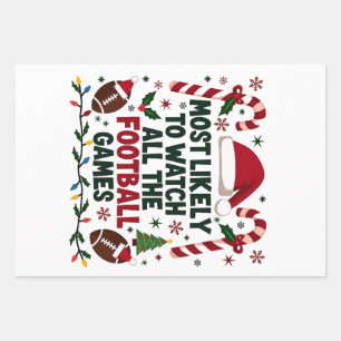 Feuille De Papier Cadeau Les plus susceptibles de regarder tous les jeux de