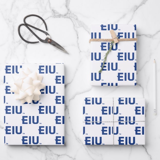 Feuille De Papier Cadeau LETTRE bloc EIU (Recto)