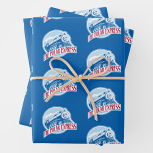 Feuille De Papier Cadeau L'Express polaire   Insigne de train