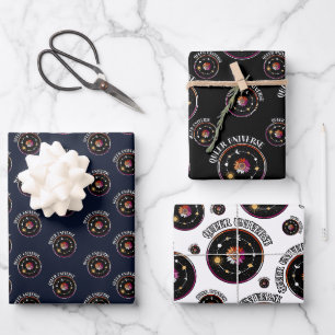 Feuille De Papier Cadeau LGBTQ Queer Universe, Drapeau lesbien Tournesol