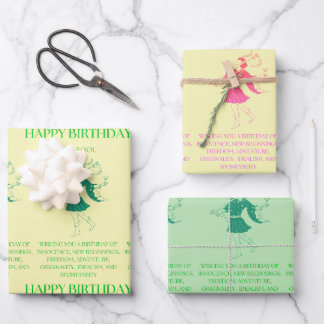 Feuille De Papier Cadeau "L'idiot" m'attaque à l'anniversaire