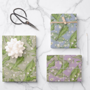 Feuille De Papier Cadeau Lilly De La vallée