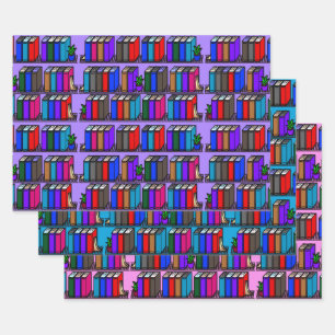 Feuille De Papier Cadeau Little Library Book Shelter Light Collection