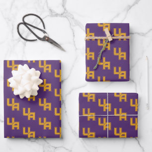 Feuille De Papier Cadeau Logo de l'Université d'Albany Initials
