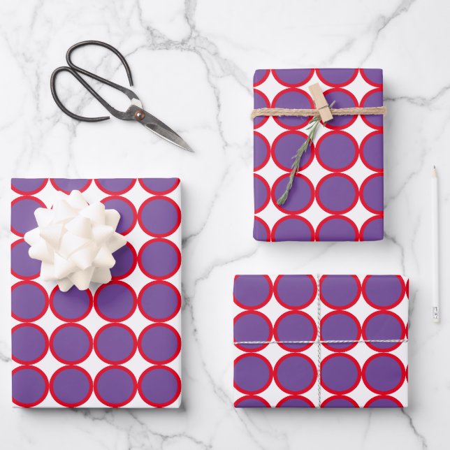 Feuille De Papier Cadeau Logo personnalisé simple et élégant ici compagnie  (Recto)