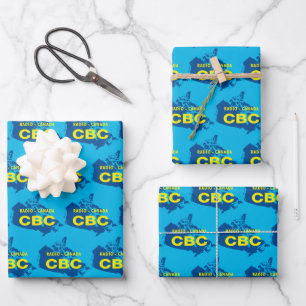 Feuille De Papier Cadeau Logo Retro 1958-1966