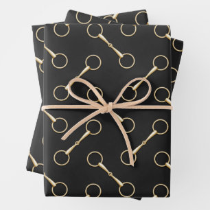 Feuille De Papier Cadeau Loose Ring Snaffle Bits équestre