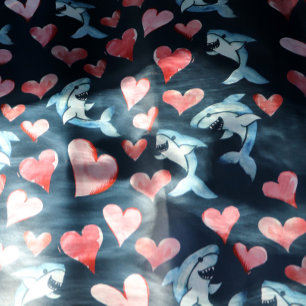 Feuille De Papier Cadeau Louveur de requins