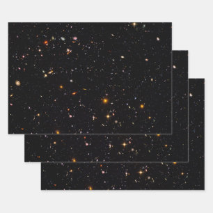 Feuille De Papier Cadeau L'univers étoilé photo espace profond