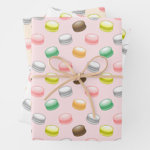 Feuille De Papier Cadeau Macarons Sweet 16 ans
