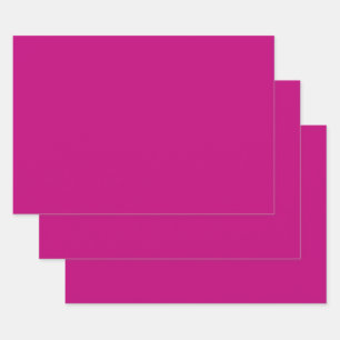 Feuille De Papier Cadeau Magenta (couleur solide)