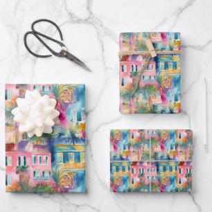 Feuille De Papier Cadeau Maison de Preppy Charleston