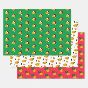 Feuille De Papier Cadeau Mango de Noël Cute Kawaii