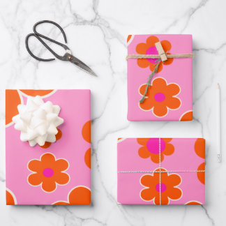 Feuille De Papier Cadeau Marché aux Fleurs Amsterdam Fleurs Rétro Rose Oran