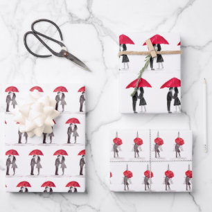 Feuille De Papier Cadeau Mariage de douche nuptiale Anniversaire romantique