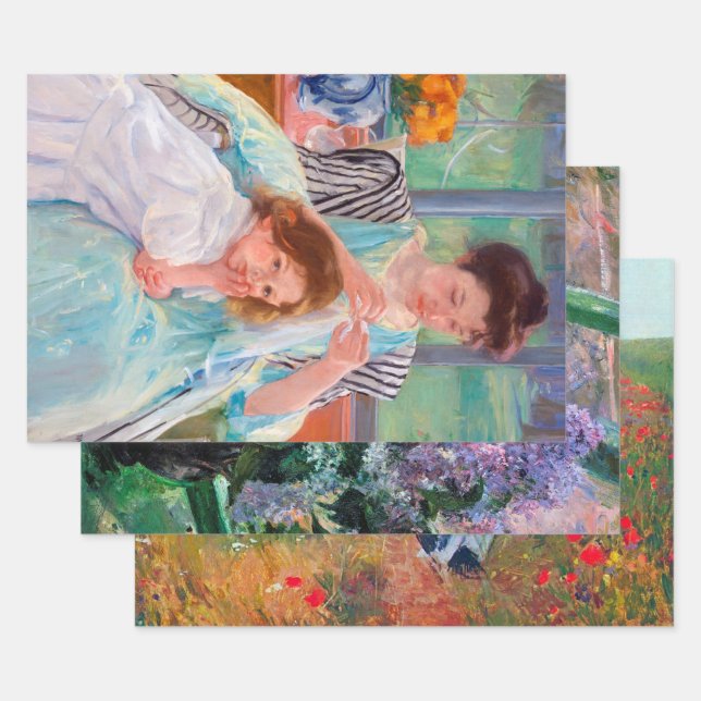 Feuille De Papier Cadeau Mary Cassatt (Lot)