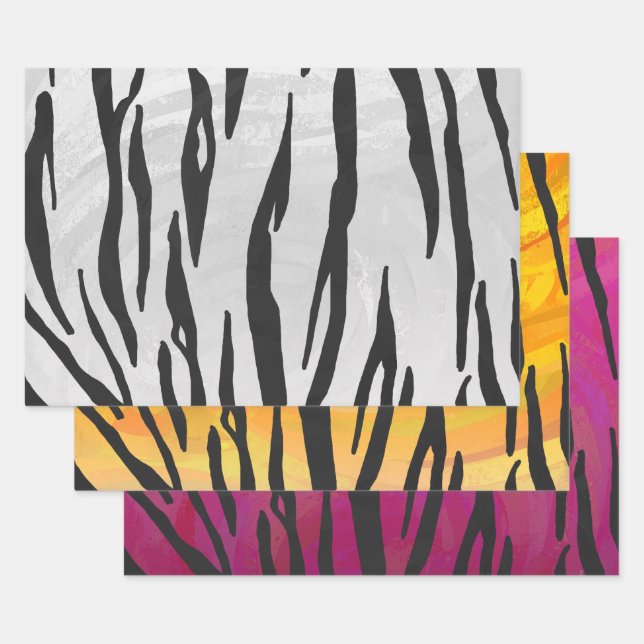 Feuille De Papier Cadeau Masque Visage Motif (Lot)