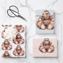 Me and My Bigfoot Wrapping Paper