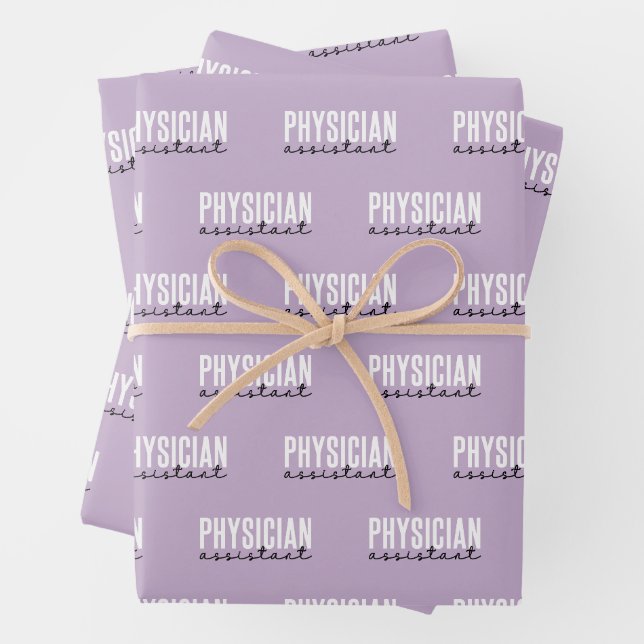 Feuille De Papier Cadeau Médecin adjoint PA Graduation (En situation)