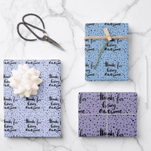 Feuille De Papier Cadeau Merci d'être génial