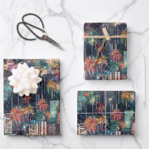 Miami à Noël & Nouvel An en aquarelles