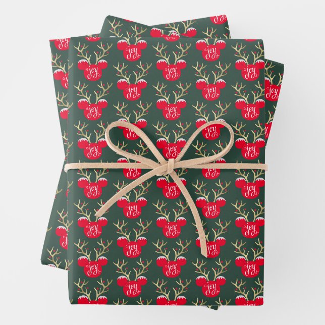 Feuille De Papier Cadeau Mickey & Friends | Mickey Christmas Joy (En situation)