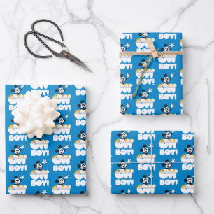 Feuille De Papier Cadeau Mickey Mouse Oh Boy! Écailler