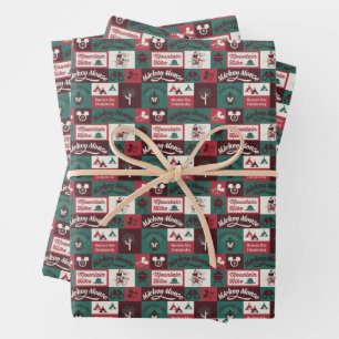 Feuille De Papier Cadeau Mickey   Outdoor Adventure Motif