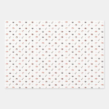 Minimalist Kawaii Sushi Pattern Cute Japanese Food