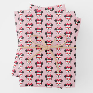 Feuille De Papier Cadeau Minnie branchée   In Love Emoji