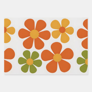 Feuille De Papier Cadeau Mod Blooms