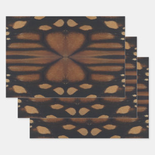 Feuille De Papier Cadeau Monarch Butterfly Wing Motif