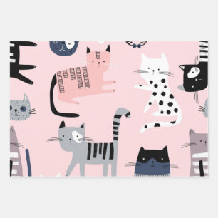 Feuille De Papier Cadeau Motif