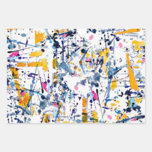 Feuille De Papier Cadeau motif Abstrait