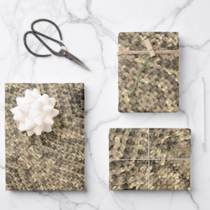 Feuille De Papier Cadeau Motif Crochet