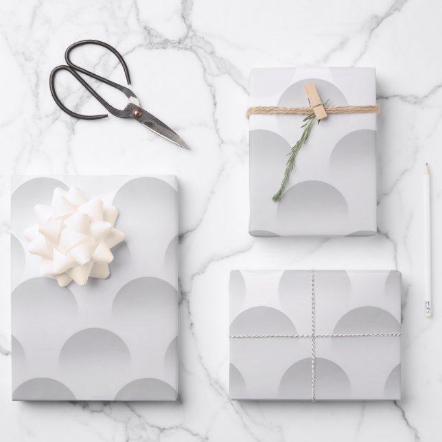 Feuille De Papier Cadeau Motif de balle de golf (Recto)