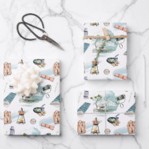 Motif de camping aventure en forêt pour camping-ca