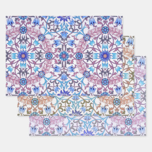 Feuille De Papier Cadeau Motif de cercle floral, William Morris