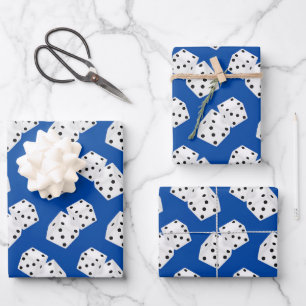 Feuille De Papier Cadeau motif de dés Casino cool