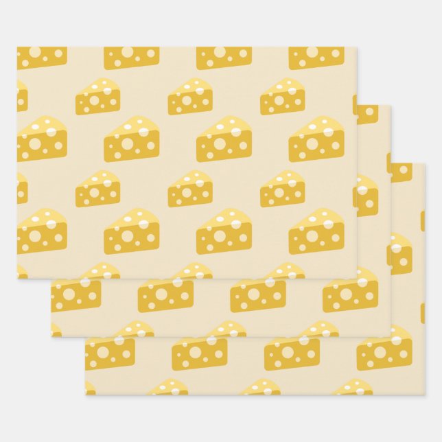 Feuille De Papier Cadeau Motif de l'amiral jaune suisse Queso (Lot)